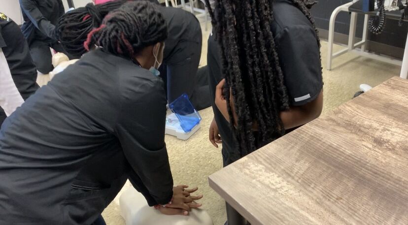 Central High School students learn CPR in Allied Health Pathway Program